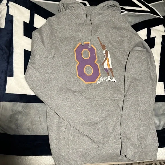 Grey kobe bryant hoodie